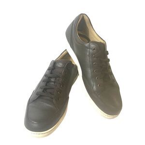 Cole Haan Mens Size 10M Shoes Sneakers Dark Brown Leather Casual Comfort Low Top
